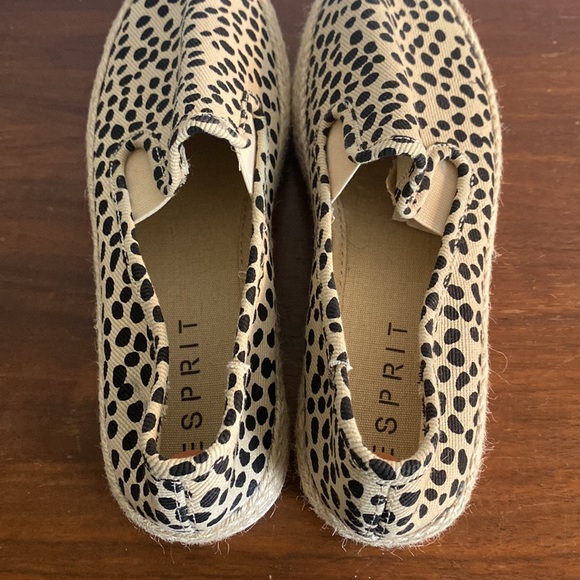 Esprit Nadine Leopard Print Espadrilles Size 7 - Picture 5 of 6
